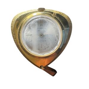 Vintage Gold Lucerne Watch Pendant Timepiece Gold Tone Metal